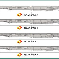 SDS Models - QQAY Container Wagon Pack 007 - HO