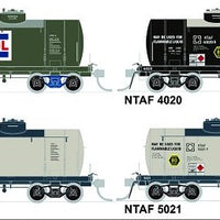 NTAF 007 (4 in Pack) AMPOL BLOCK TRAIN TANKER Rail Tank Car NSWSRA - SDS MODEL