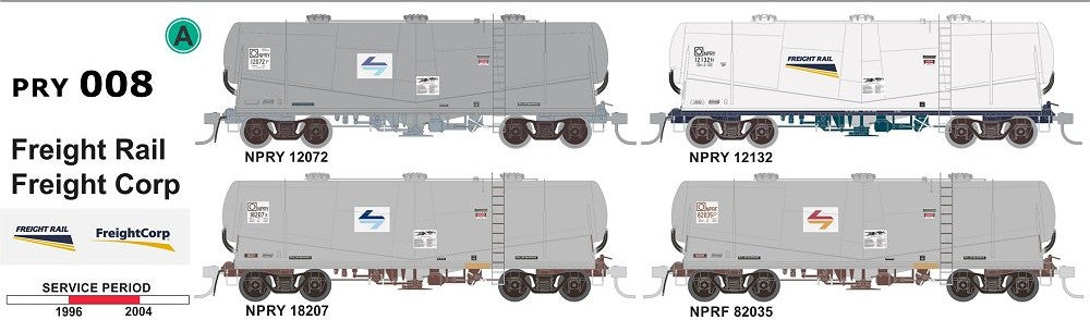 SDS Models:  - NSWPTC - NPRY/NPRF - Freight Rail 1995 - PRY 008