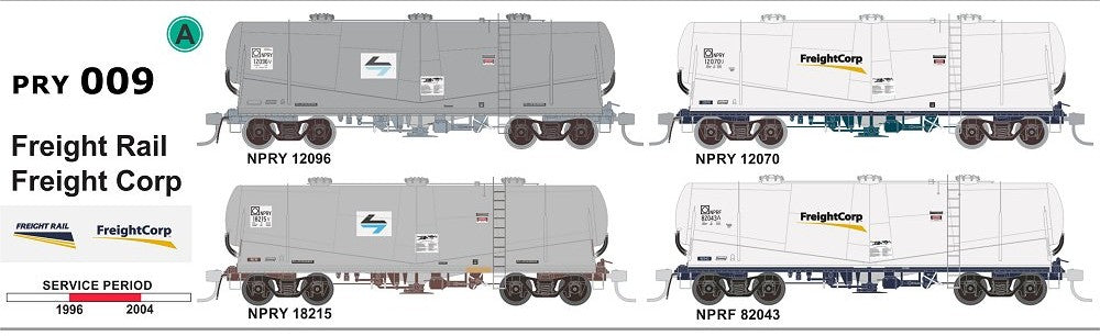 SDS Models:  - NSWPTC - NPRY/NPRF - Freight Corp 96 to 04 - PRY 009