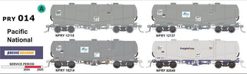 NPRY/NPRF - Pacific National Cement Hoppers from 2004 to 2024 NSWPTC - (Pk PRY-014) - SDS Models