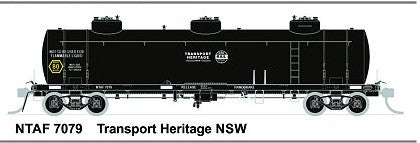 NTAF 015 Single Car - Transport Heritage -  AMPOL BLOCK TRAIN TANKER Rail Tank Car NSWSRA - SDS MODEL