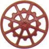 Kadee - AJAX Brake Wheels - Red Oxide (8)