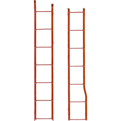 Kadee -Ladders Ends & Sides Red Oxide - Freight Car Detail Parts