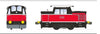 SDS Models -(NON POWERED)  X206 Diesel Rail Tractor - 1990s Red and Black