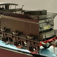V11* 1942 Z19 DCC SOUND Cut-A-Way Cab white roof, Black Loco, with Painted Hand Rail - No Electricals' - generator, Headlight, Marker Lights, with BP 6 Wheel Tender,  . Casula Hobbies RTR. DCC