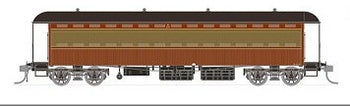 060 NSWGR End Platform cars - RG 250 Greyhound Car Red & Russet - SDS Models