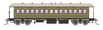068 NSWGR End Platform cars - SDS Models - HFO 1165 Khaki