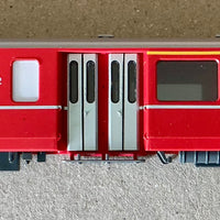BEMO 3283 128 pass-car RhB pass car HOe 9mm Narrow gauge  (PRE-OWNED) HOe 9mm