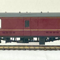 GUV Utility Van in Maroon W86470 BR - PLEASE NOTE: “fitted with Hornby DUBLO Couplers” see photos.- LIMA RAILWAYS OO Scale Item No 305657W