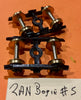 2AN NSWGR Passenger car Bogies with metal wheels one pair, stock Sale HO #5