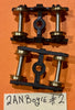 2AN NSWGR Passenger car Bogies with metal wheels one pair, stock Sale HO #2