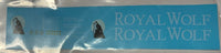 SOAK 108 N SCALE - Royal Wolf 48ft Container curtain sided tautliner DECAL SHEET.