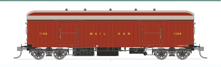 SDS Models:02 -  KB Mail Van - 1930's Tuscan