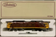 (80 class  8035 Rev Indian Red LOCOMOTIVE original new AUSTRAINS WITH ALL WHEEL PICK UP AND ALL WHEEL DRIVE Chassis -