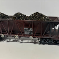 NHWF W1179 with Ballast load - with metal wheels + kadee new well built models listed as 2nd hand NHWF Ballast Wagon - - Rails North Models