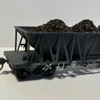 NHWF W1181 with Ballast load - with metal wheels + kadee new well built models listed as 2nd hand NHWF Ballast Wagon -  Rails North Models