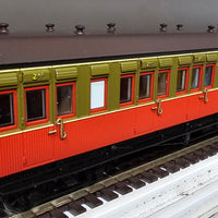 PRE ORDER - CX08- 1186 - Mansard Roof, Tuscan Red and Russet, with Single Line, Dark Grey Mansard Roof - Casula Hobbies Model Railways