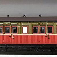 PRE ORDER - CX08- 1186 - Mansard Roof, Tuscan Red and Russet, with Single Line, Dark Grey Mansard Roof - Casula Hobbies Model Railways