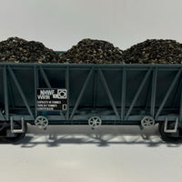 NHWF Ballast Wagon - NHWF W1191 with Ballast load - with metal wheels + kadee new well built models listed as 2nd hand - Rails North Models