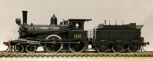 V5 - Z12 1232 "Black" with Cowcatcher and Beyer Peacock 6 Wheel Tender and DCC SOUND
