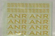 SOAK 125 N Scale - ANR Logos for 930 Class Loco - Yellow  DECAL "N" SCALE