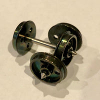 wheels 12mm 3 hole disc Metal Wheels with 26 mm Axles (2) suits Hornby - MARKITS