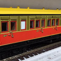 PRE ORDER - CX01 - 1371 Mansard Roof, Tuscan Red and Russet, full Lining, Ochre Mansard Roof (1930's) - Casula Hobbies Model Railways