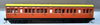 PRE ORDER - CX04 - 1389 - Mansard Roof, Indian Red, with Single Line, Ochre Mansard Roof with door ventilators - Casula Hobbies Model Railways