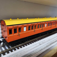 PRE ORDER - CX04 - 1389 - Mansard Roof, Indian Red, with Single Line, Ochre Mansard Roof with door ventilators - Casula Hobbies Model Railways