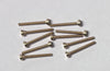 ODPBA64 - 14BA CHEESEHEAD 3/8 inch BRASS SCREWS Qty 10