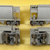 NHHF  x 2 & NGHF x 2 NSWGR (PTC-SRA) COAL and WHEAT Wagons AR KITS Built but not painted or coded, sell as one lot of four wagons, requires no parts but only couplers to complete. AR KITS Code sheet included.