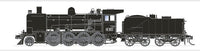 SDS - VR K Class Loco - K 163 A - Black Plate Cowcatcher, Spoked Wheels, Riveted Tender - DCC SOUND