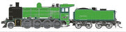 SDS - VR K Class Loco - K 163 B - Preserved 1980s Green 2-Tone Plate Cowcatcher, Spoked Wheels, Riveted Tender - DC