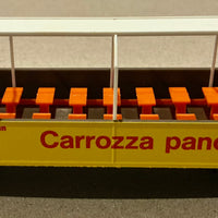 BEMO H0m 3280 100 Passenger Car Observation Car Rhaetian Railway RhB HOe 9mm Narrow gauge  Coach Passenger Car (PRE-OWNED) HOe 9mm