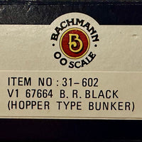 V1 Locomotive No67664 B.R. BLACK ( Hopper Type Bunker).- BACHMANN RAILWAYS OO Scale Item No31-602