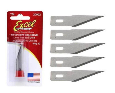 Excel Hobby Precision Blades - Straight Edge Blade 5 pcs #20002