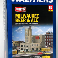 Walthers:  Milwaukee Beer and Ale Brewery -- Kit - 12-3/8 x 10 x 12" 31.4 x 25.4 x 30.5cm