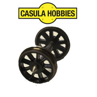 CHW 40 SPOKE - 23.8mm axles X 10.5mm dia, Spoke Wheels, pack of 8, HO : Casula Hobbies: CH