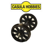 CHW 40 SPOKE - 23.8mm axles X 10.5mm dia, Spoke Wheels, pack of 8, HO : Casula Hobbies: CH