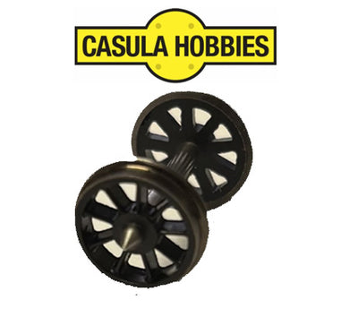 CHW 40 SPOKE - 23.8mm axles X 10.5mm dia, Spoke Wheels, pack of 8, HO : Casula Hobbies: CH