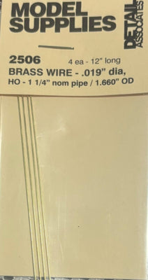 DETAIL ASSOCIATES - 2506 - Brass Wire .019