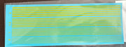 255 HO DECAL for Yellow Lines - .5mm, 1mm, 1.5mm, 2mm - SOAK