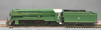 C38 Class 4-6-2 STREAMLINED NSWGR 3801, IN VERY GOOD CONDITION AS NEW, PROFESSIONALLY PAINTED, RUNS VERY WELL. MANSFIELD BRASS MODEL
