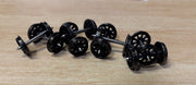 CHW 44 -  Spoke - 24.7mm axles X 10.5mm dia, Spoke Wheels, pack of 8, HO : Casula Hobbies