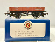 3 PLANK WAGON “CAMMELL LAIRD & CO.” #33-450 BACHMANN BRANCH LINE PRE-OWNED