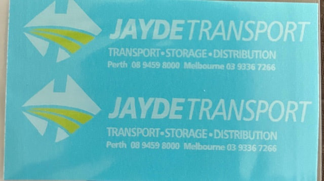 Soak 280 - Jayde Transport 45ft Trailer - HO Decal