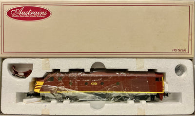 421 class 42104 Rev livery NSWR-SRA LOCOMOTIVE original new AUSTRAINS WITH ALL WHEEL PICK UP AND ALL WHEEL DRIVE Chassis -