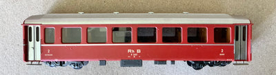 BEMO 3058 pass-car RhB pass car HOe 9mm Narrow gauge  (PRE-OWNED) HOe 9mm