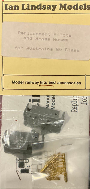 80 class pilots & kadee mount for Austrains NSWR Locomotive (epoxy & brass casting)